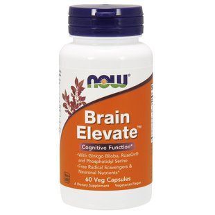 NOW Foods, Brain Elevate, 60 капсул