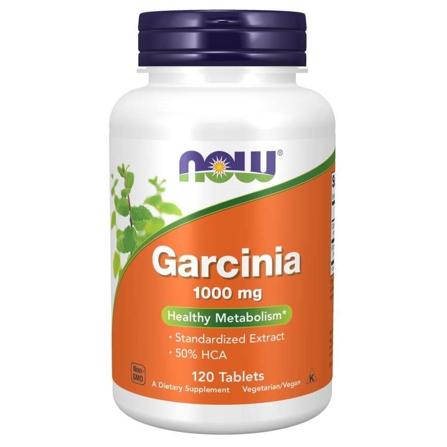 NOW Foods, Garcinia, 1000 мг, 120 таблеток