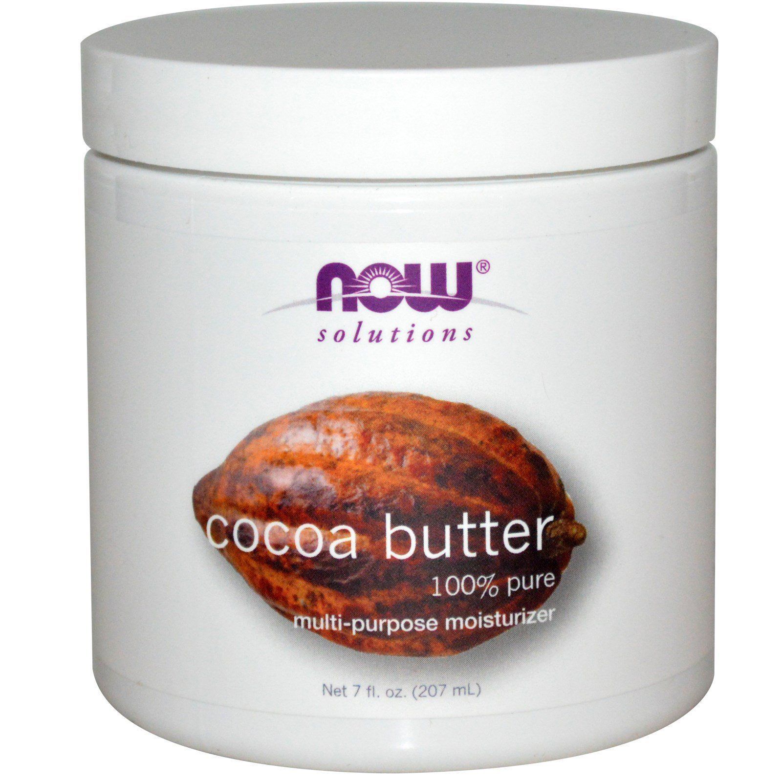 NOW Foods, Cocoa Butter, 207 мл