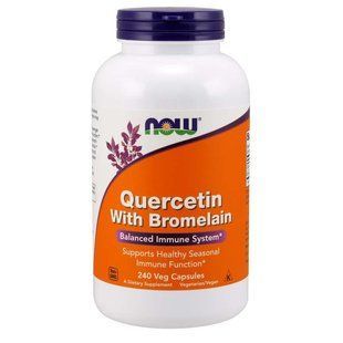 NOW Foods, Quercetin with Bromelain, 240 капсул