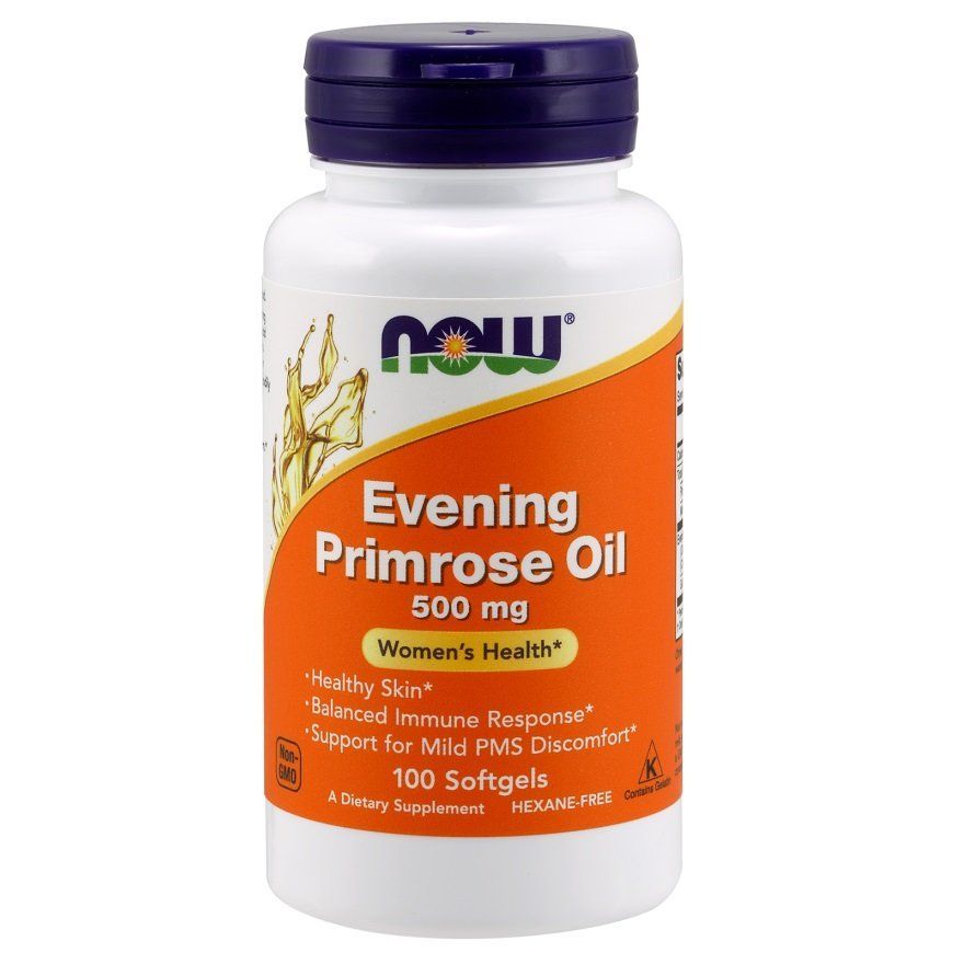 NOW Foods, Evening Primrose Oil, 500 мг, 100 капсул