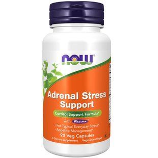 NOW Foods, Adrenal Stress Support, 90 вегетаріанських капсул
