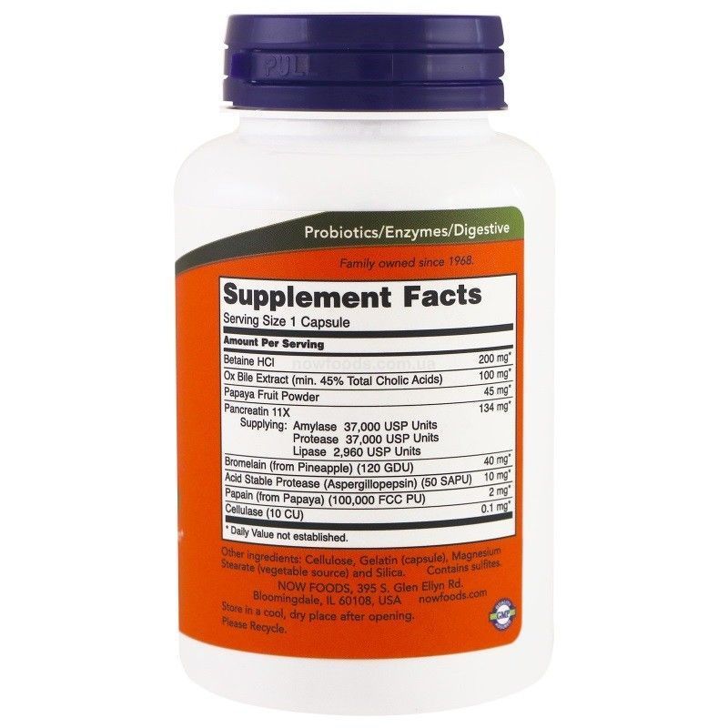 NOW Foods, Super Enzymes, 90 капсул