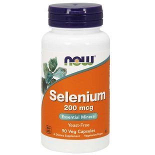 NOW Foods, Selenium, 200 мкг, 90 капсул