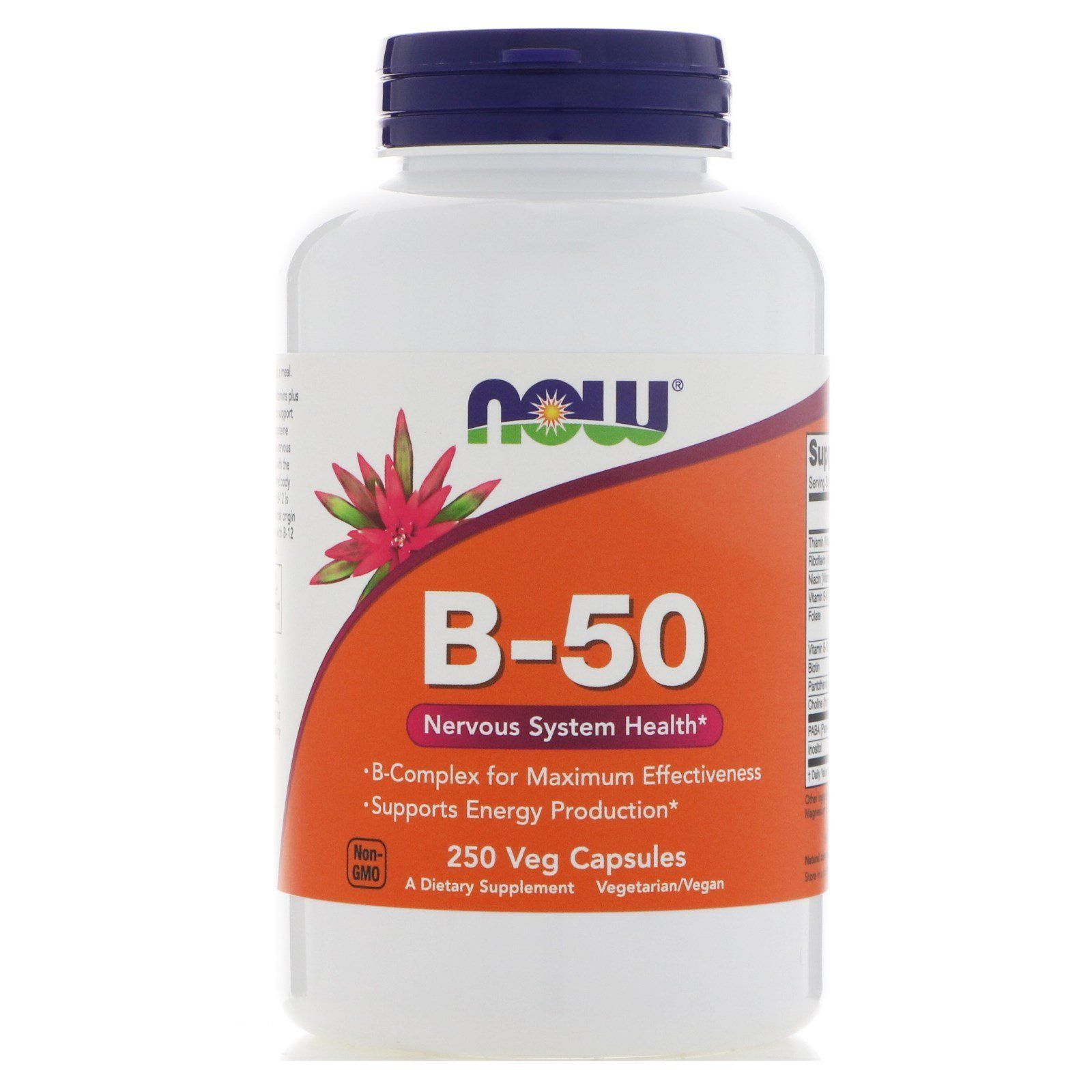 NOW Foods, B-50, 250 капсул