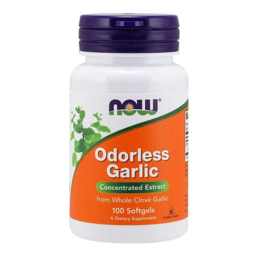 NOW Foods, Odorless Garlic, 100 м'яких капсул