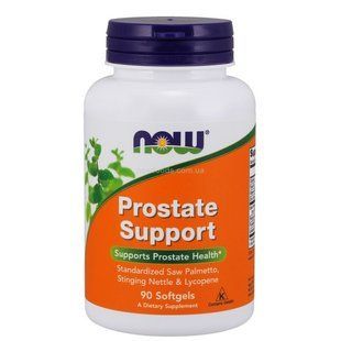 NOW Foods, Prostate Support, 90 м'яких капсул