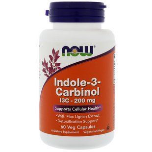 NOW Foods, Indole-3-Carbinol, 60 капсул