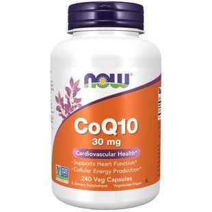 NOW Foods, CoQ10, 30 мг, 240 капсул