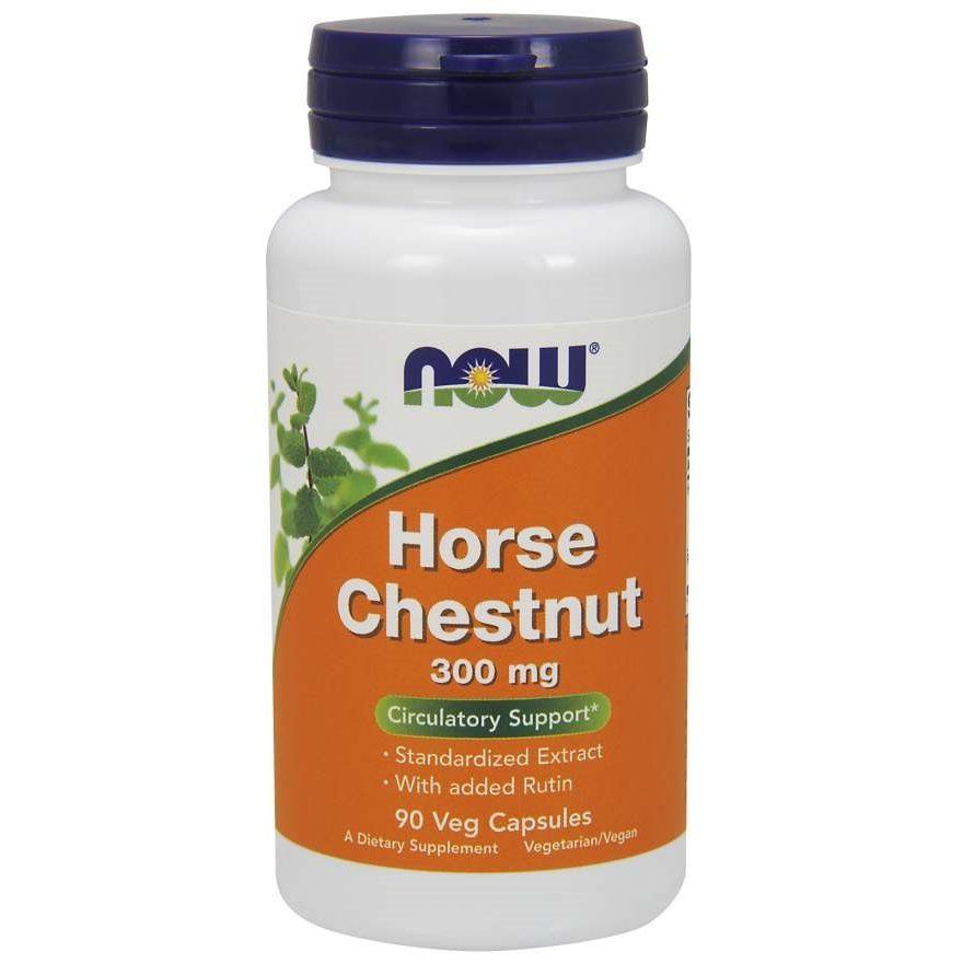 NOW Foods, Horse Chestnut, 300 мг, 90 вегетаріанських капсул