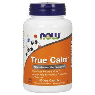 NOW Foods, True Calm, 90 вегетаріанських капсул