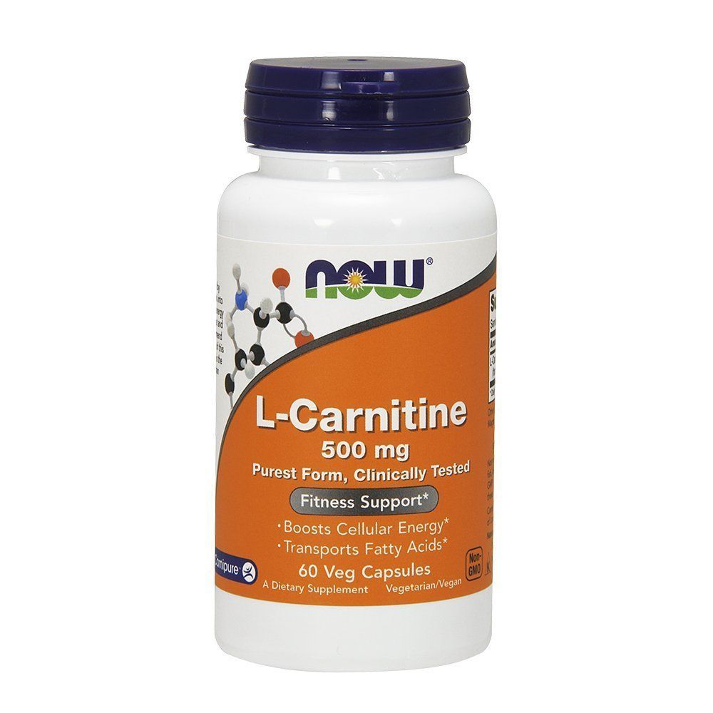 NOW Foods, L-Carnitine, 500 мг, 60 капсул
