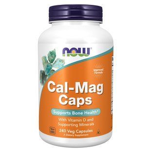 NOW Foods, Cal-Mag Caps, 240 капсул