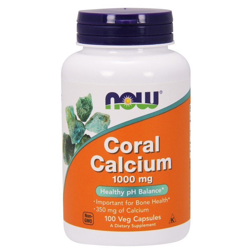 NOW Foods, Coral Calcium, 1000 мг, 100 капсул