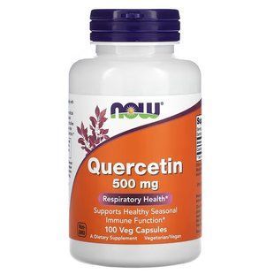 NOW Foods, Quercetin, 500 мг, 100 капсул