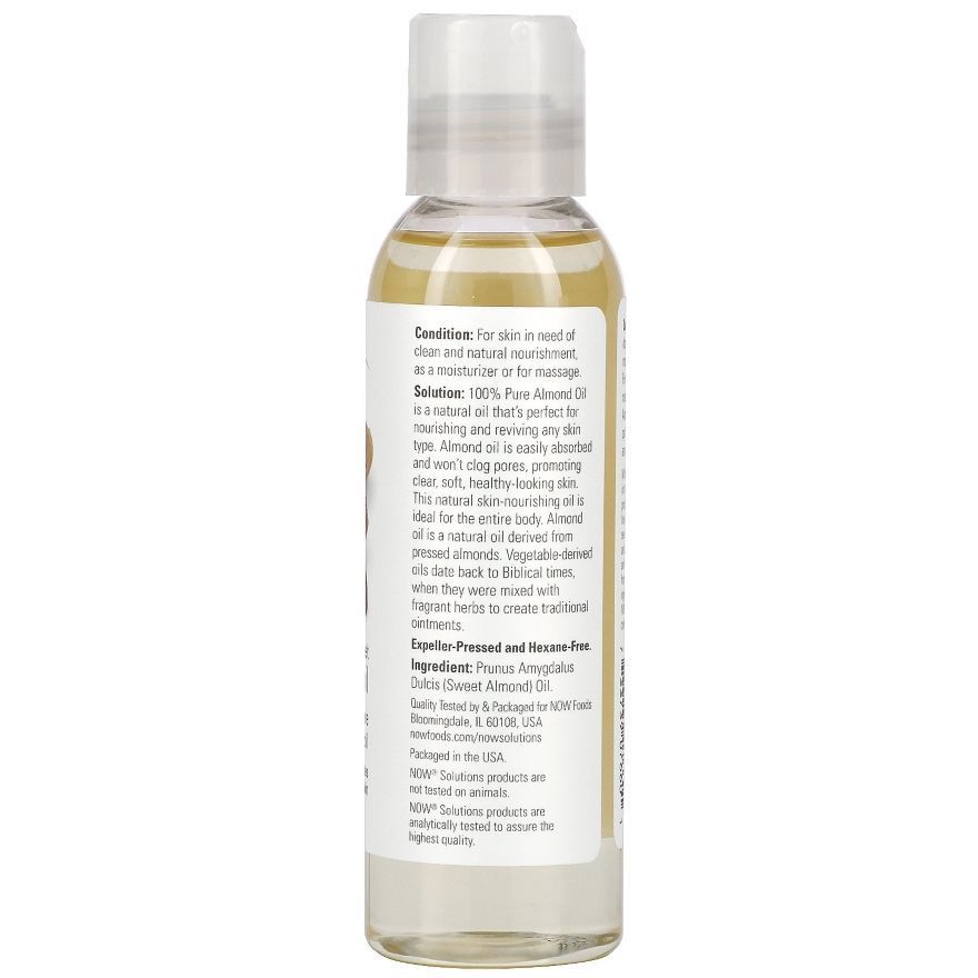 NOW Foods, Sweet Almond Oil, 118&nbsp;мл