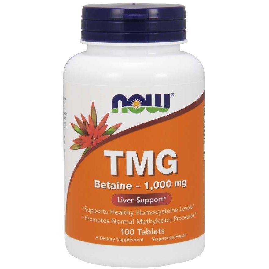 NOW Foods, TMG, 1000 мг, 100 таблеток