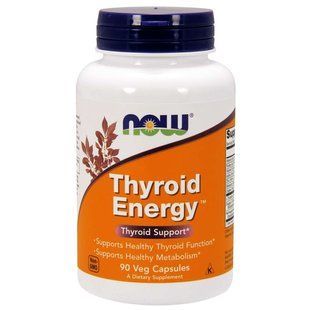 NOW Foods, Thyroid Energy, 90 вегетаріанських капсул