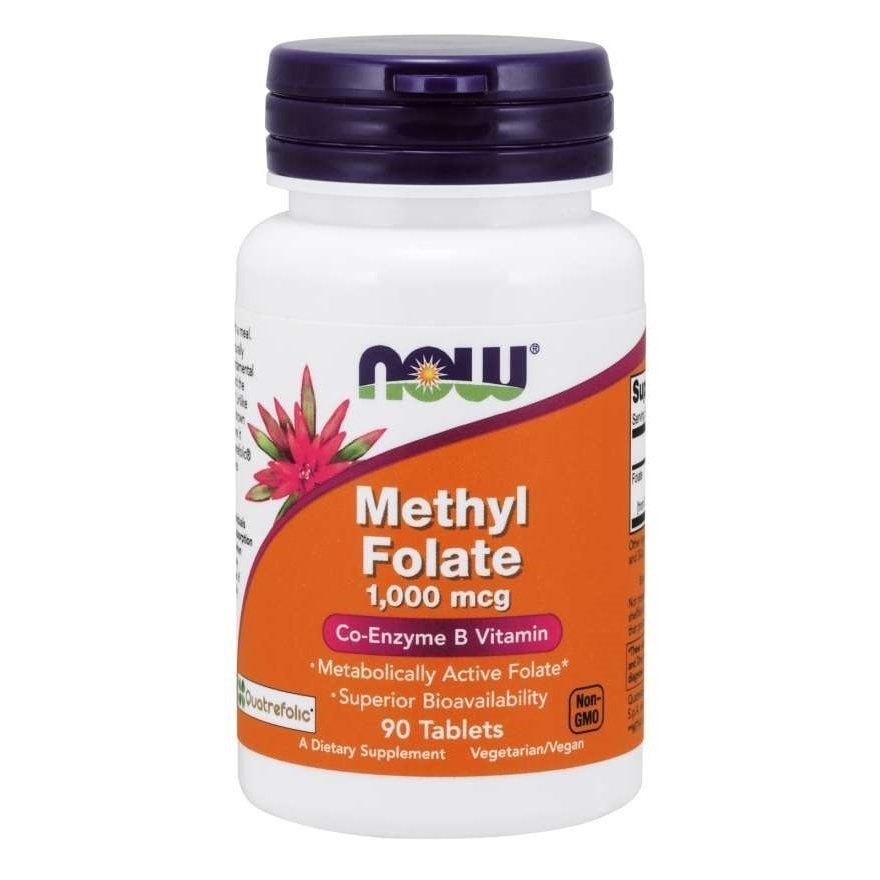NOW Foods, Methyl Folate, 1000 мкг, 90 таблеток