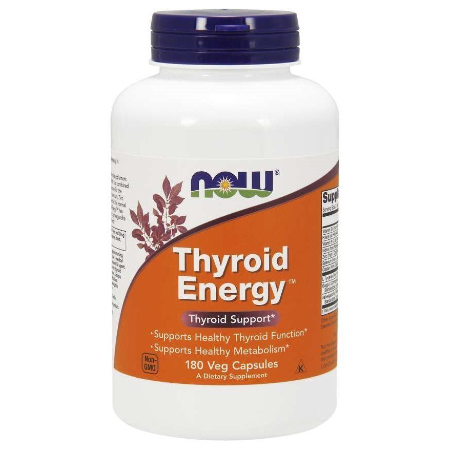 NOW Foods, Thyroid Energy, 180 вегетаріанських капсул