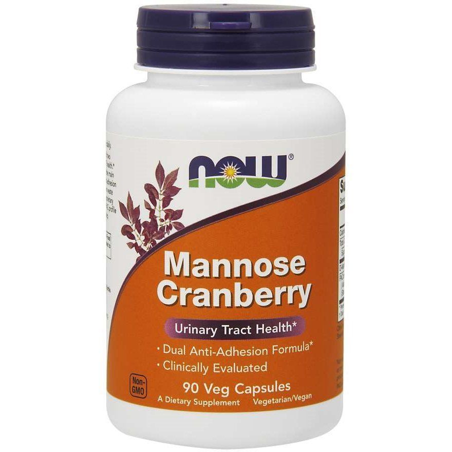 NOW Foods, Mannose Cranberry, 90 капсул