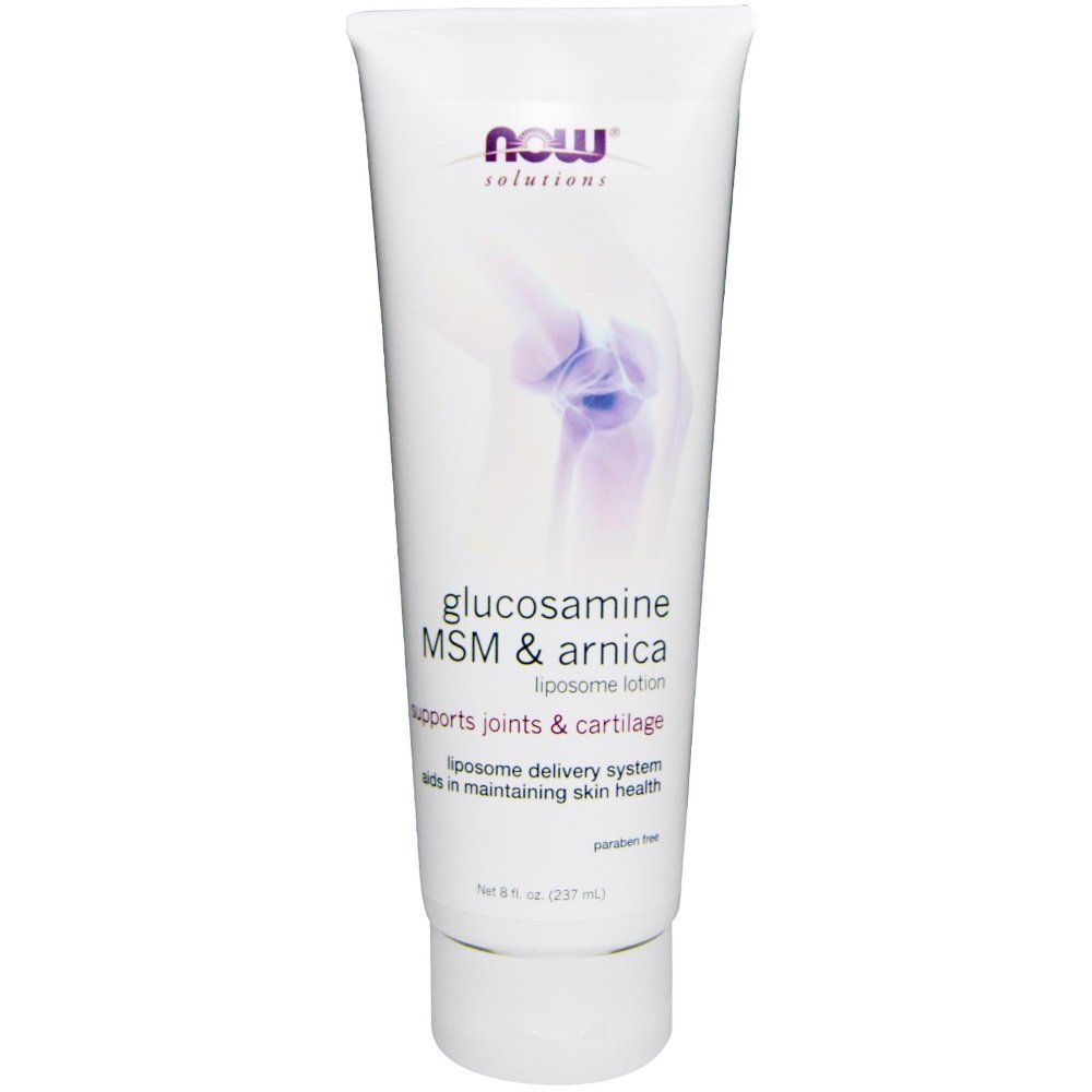 NOW Foods, Glucosamine, MSM & Arnica, Liposome Lotion, 237 мл