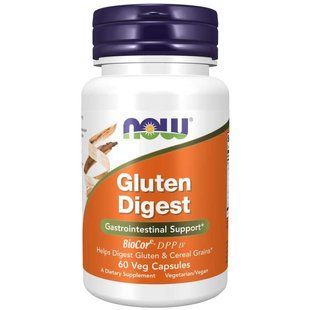 NOW Foods, Gluten Digest, 60&nbsp;вегетаріанських капсул