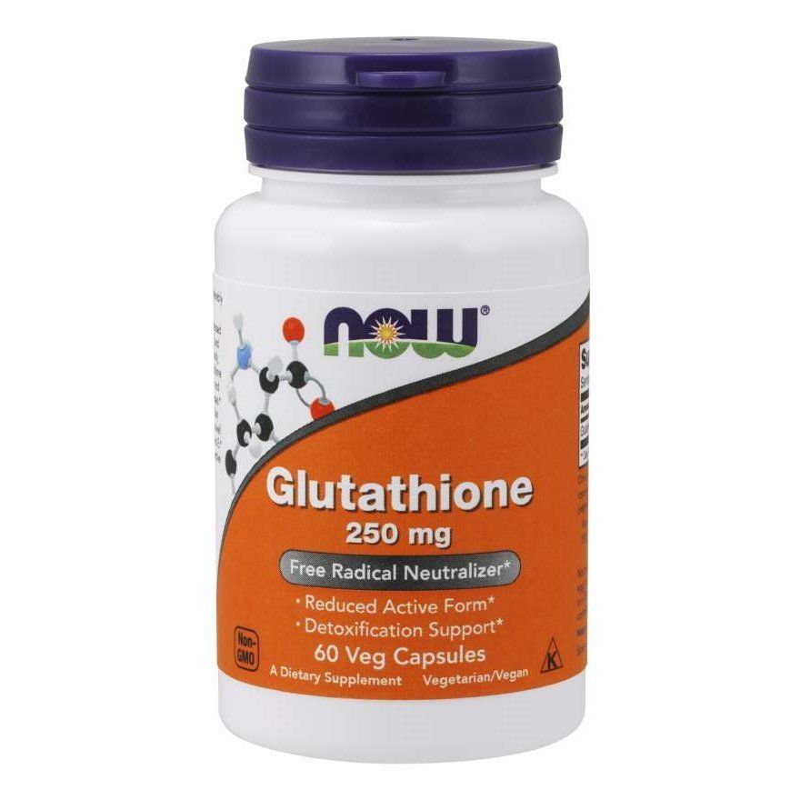 NOW Foods, Glutathione, 250 мг, 60 капсул