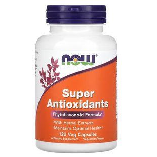 NOW Foods, Super Antioxidants, 120 вегетаріанських капсул