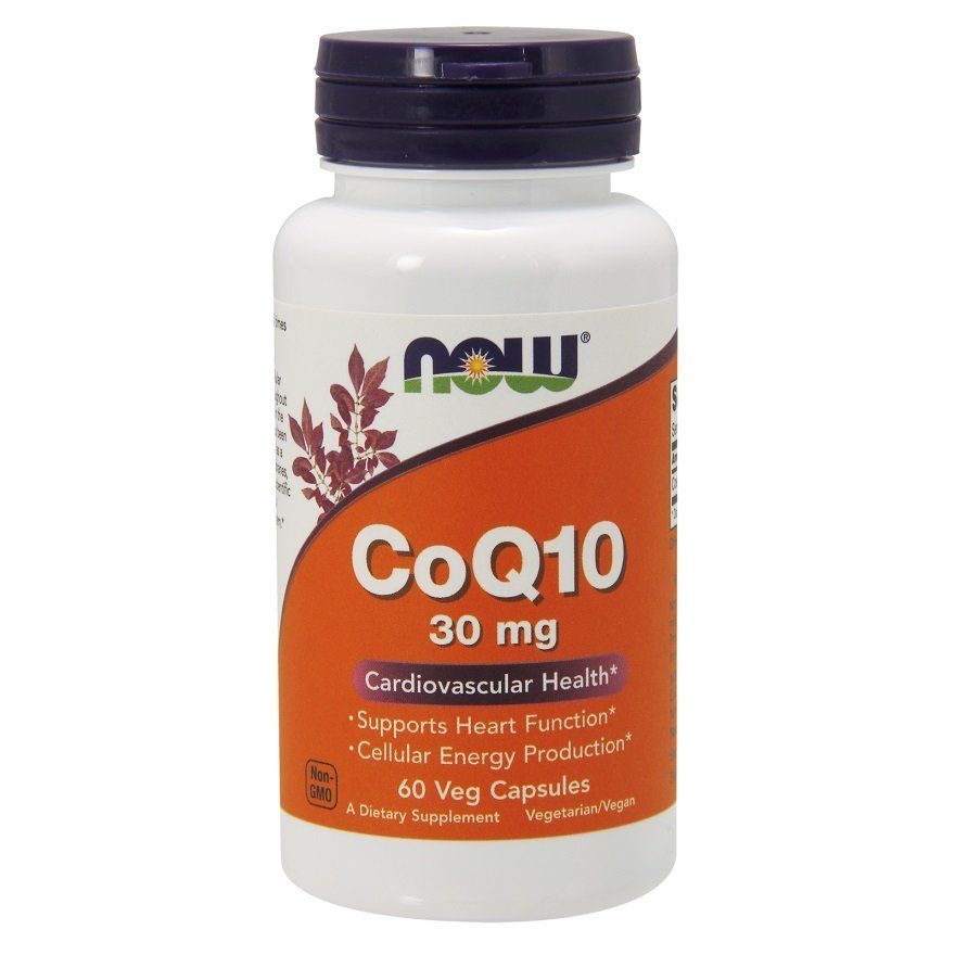 NOW Foods, CoQ10, 30 мг, 60 капсул