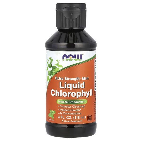 Now Foods, Liquid Chlorophyll, Extra Strength, Mint Flavor, 118 мл