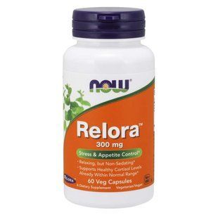 NOW Foods, Relora, 300мг, 60 капсул