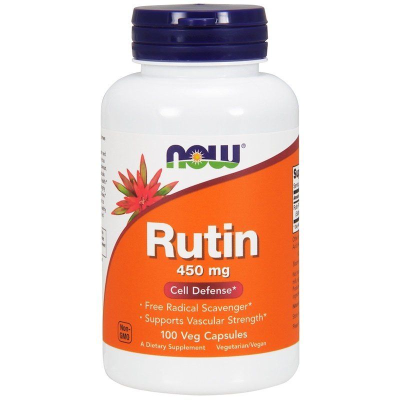 NOW Foods, Rutin, 450 мг, 100 капсул