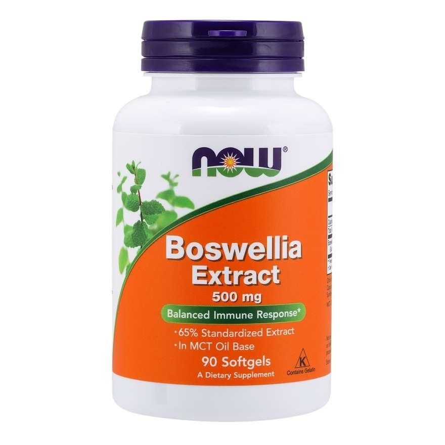 NOW Foods, Boswellia Extract, 500 мг, 90 м'яких капсул