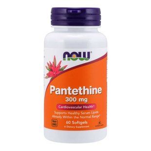 NOW Foods, Pantethine, 300 мг, 60 капсул