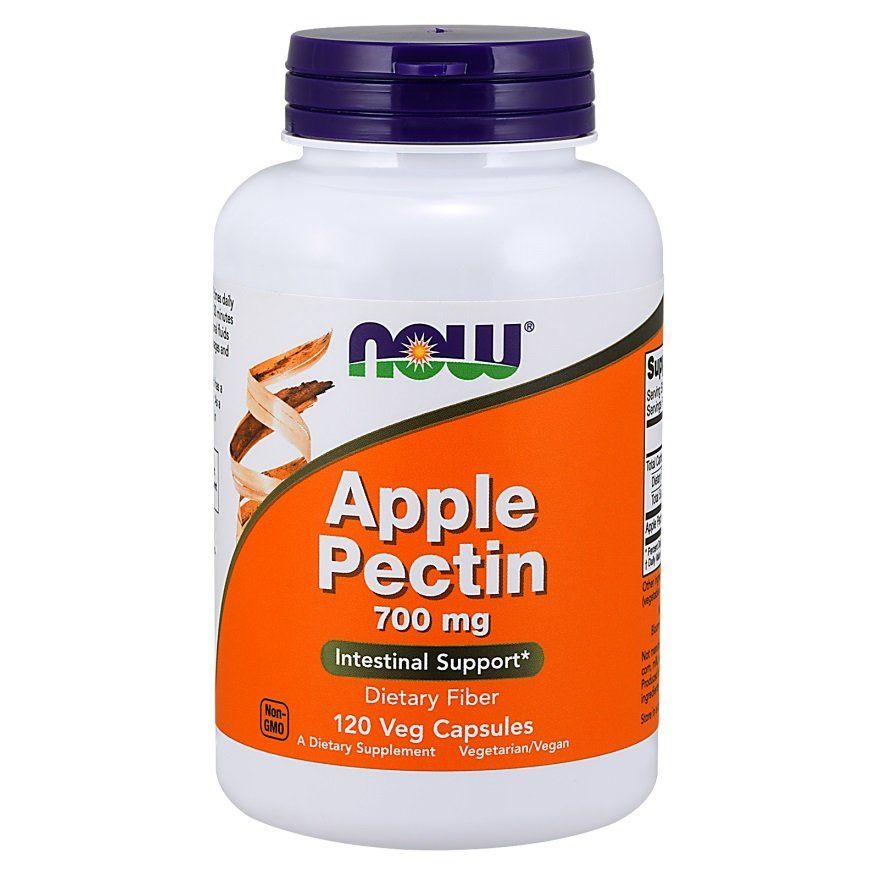 NOW Foods, Apple Pectin, 700 мг, 120 капсул