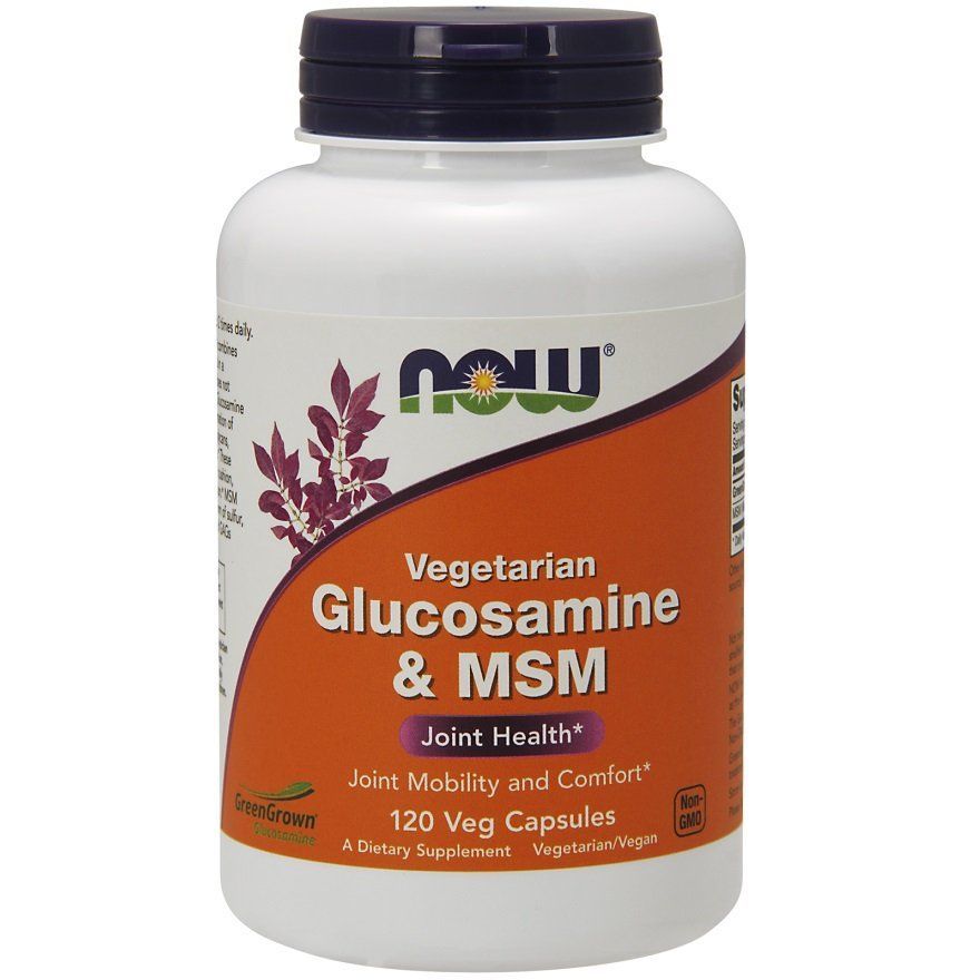 NOW Foods, Glucosamine & MSM, Vegetarian, 120 капсул