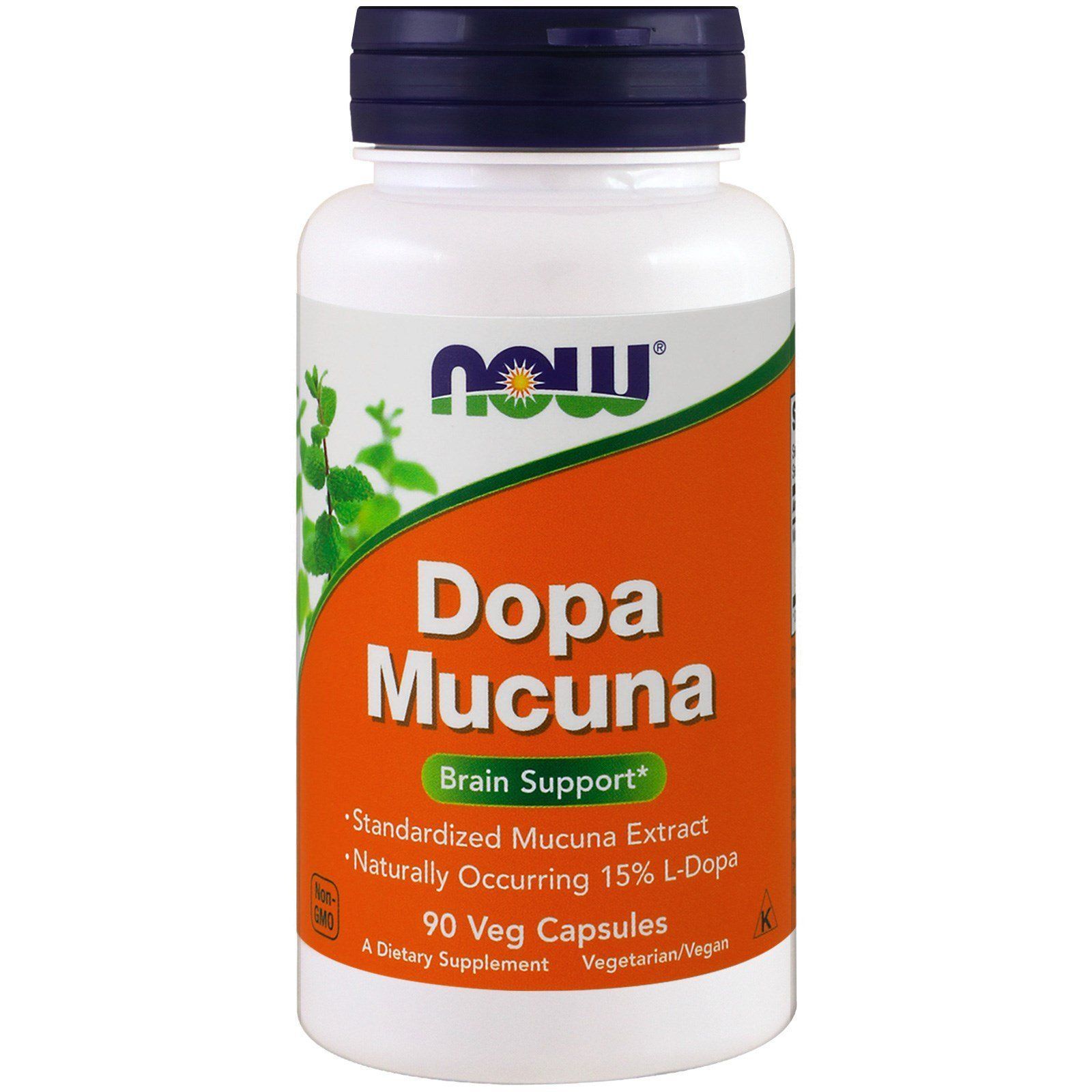 NOW Foods, DOPA Mucuna, 90 капсул
