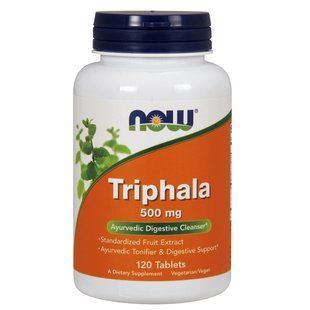 NOW Foods, Triphala, 500 мг, 120 таблеток
