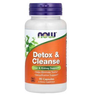 NOW Foods, Detox & Cleanse, 90 капсул
