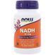 NOW Foods, NADH, 10 мг, 60 вегетаріанських капсул