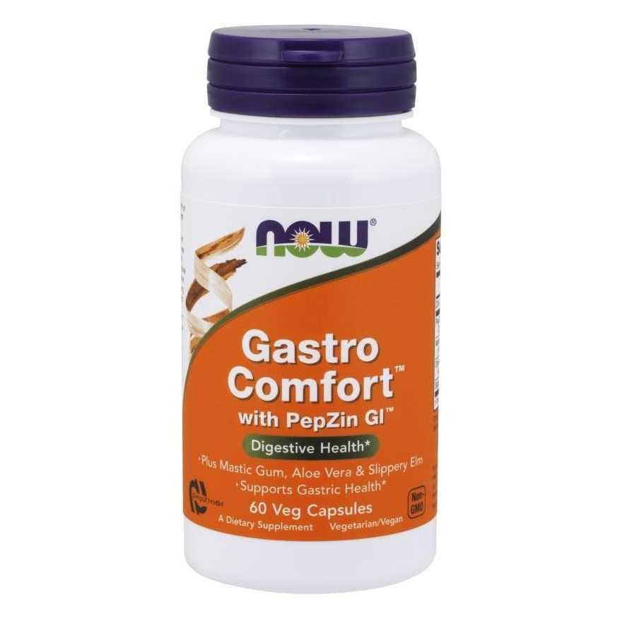 NOW Foods, Gastro Comfort with PepZin GI, 60 вегетаріанських капсул