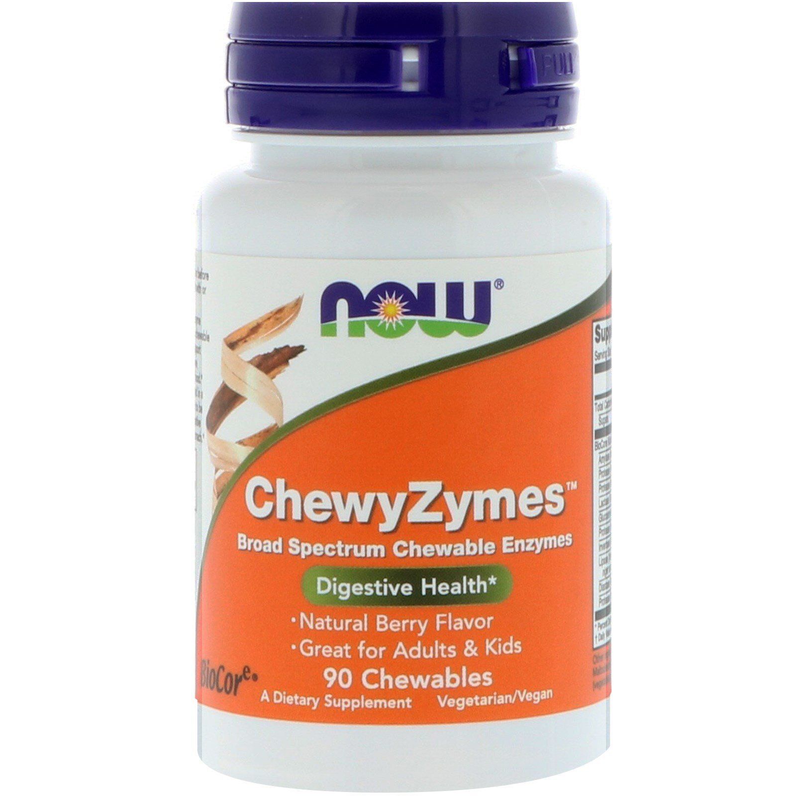 NOW Foods, ChewyZymes, 90 таблеток