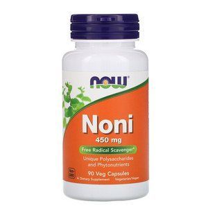 NOW Foods, Noni, 450 мг, 90 вегетаріанських капсул