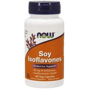 NOW Foods, Soy Isoflavones, 60 капсул