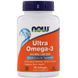 NOW Foods, Ultra Omega-3, 500 EPA/250 DHA, 90 капсул