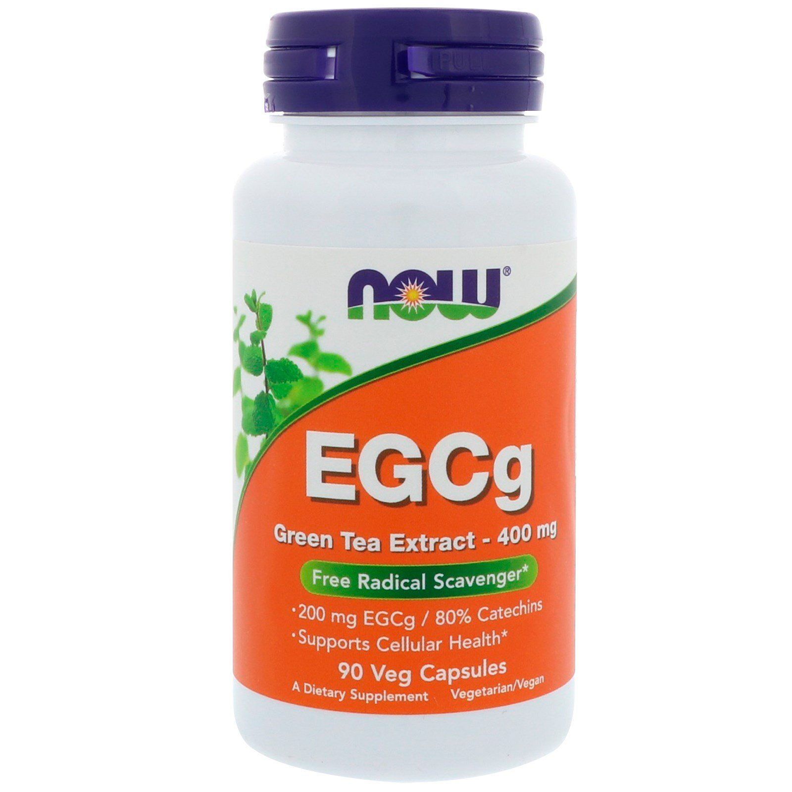 NOW Foods, EGCg, Green Tea Extract, 90 капсул