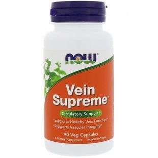 NOW Foods, Vein Supreme, 90 капсул