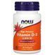 NOW Foods, Vitamin D-3, 2000 МЕ, 30 капсул