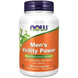 NOW Foods, Men's Virility Power, 120 капсул